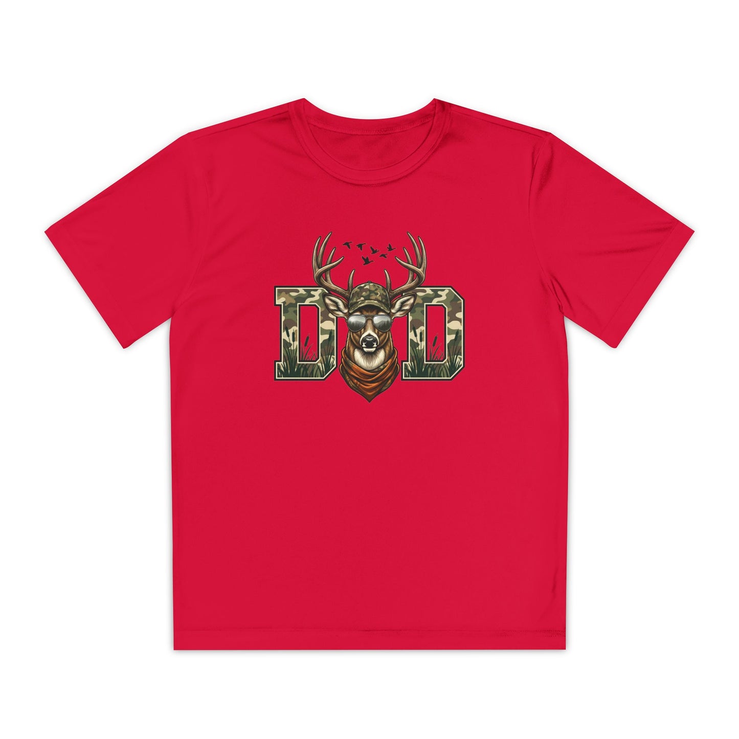 Youth Camo Deer Graphic T-Shirt