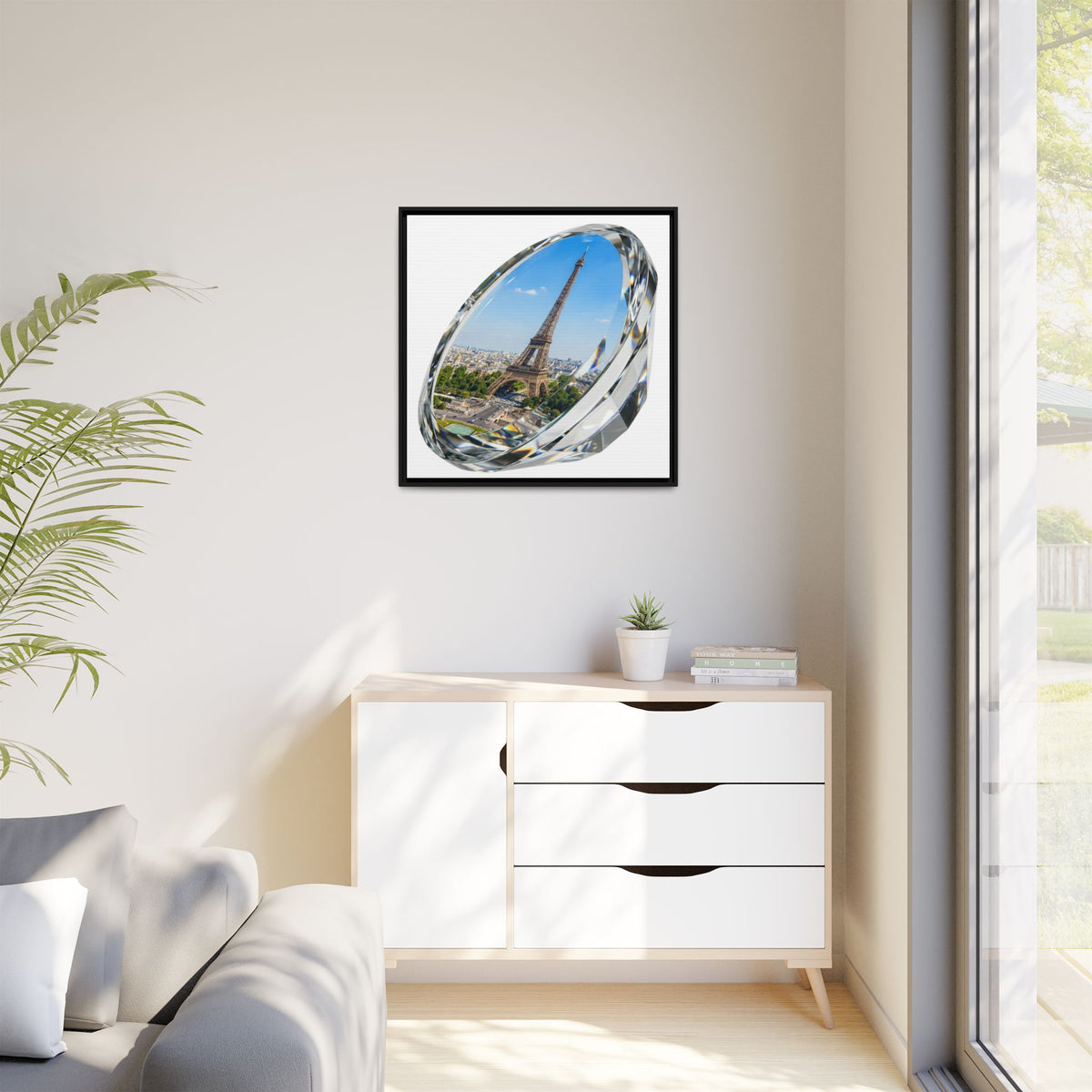 Parisian Vista Framed Art