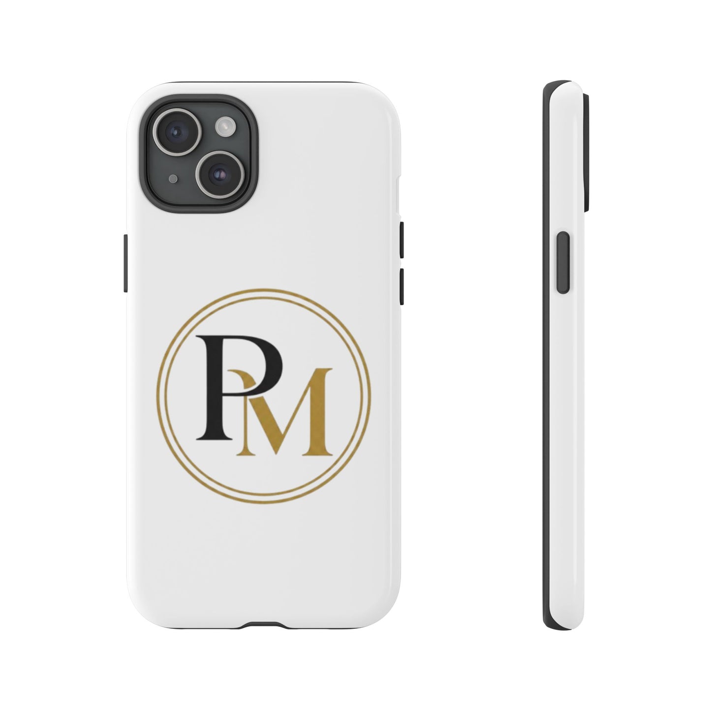 PM Monogram Apple Phone Case