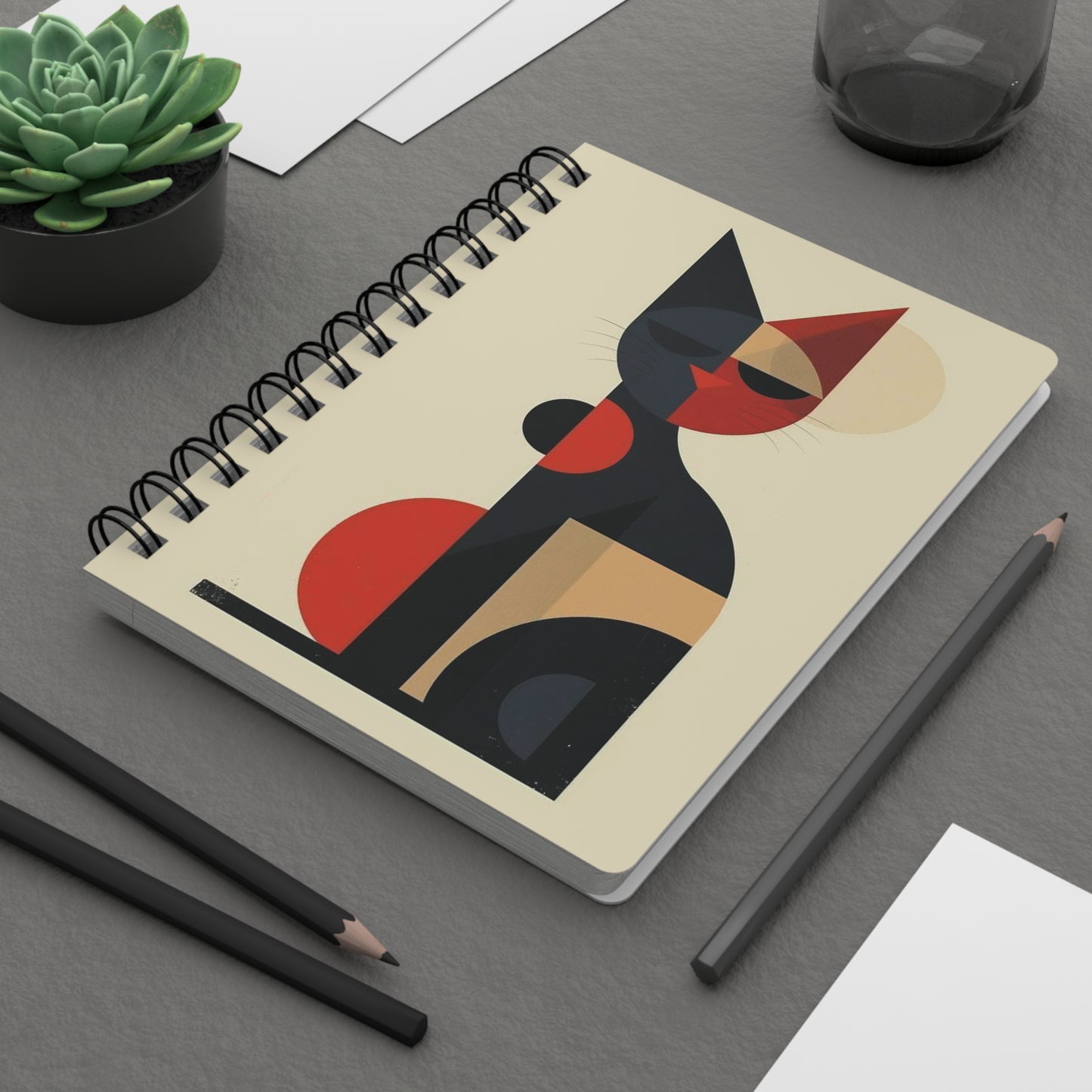 Mosaic Feline Notebook