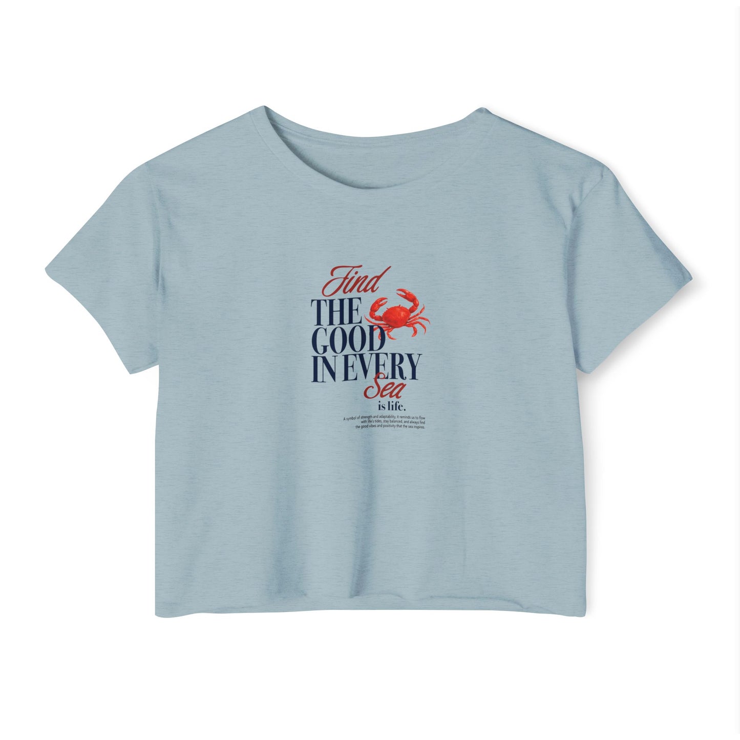 Good in Every Sea Crab Boxy Tee