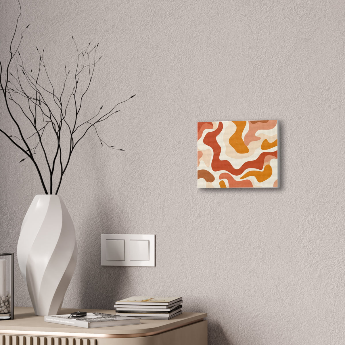 Papaya Cadence Wall Art