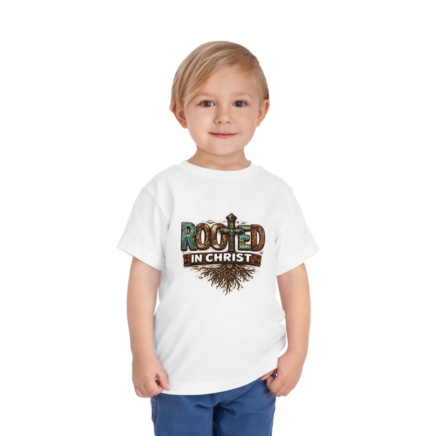Toddler Rooted in Christ Graphic Tee