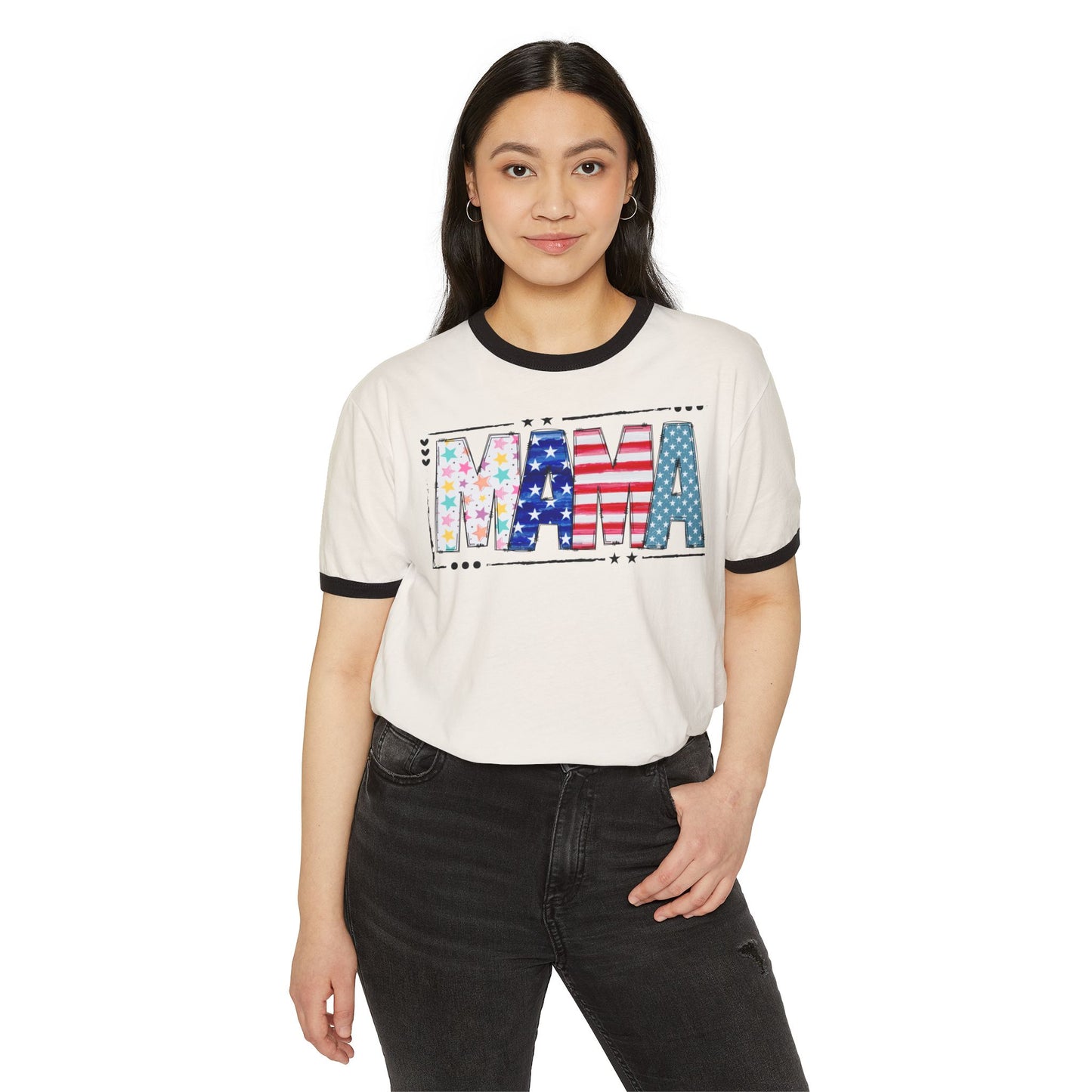 Mama Ringer Printed Tee