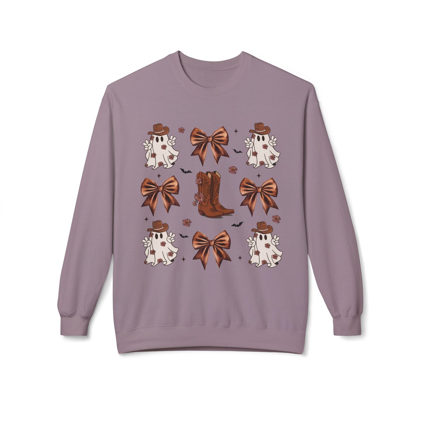 Autumn Floral Graphic Women's Crewneck Sweatshirt
