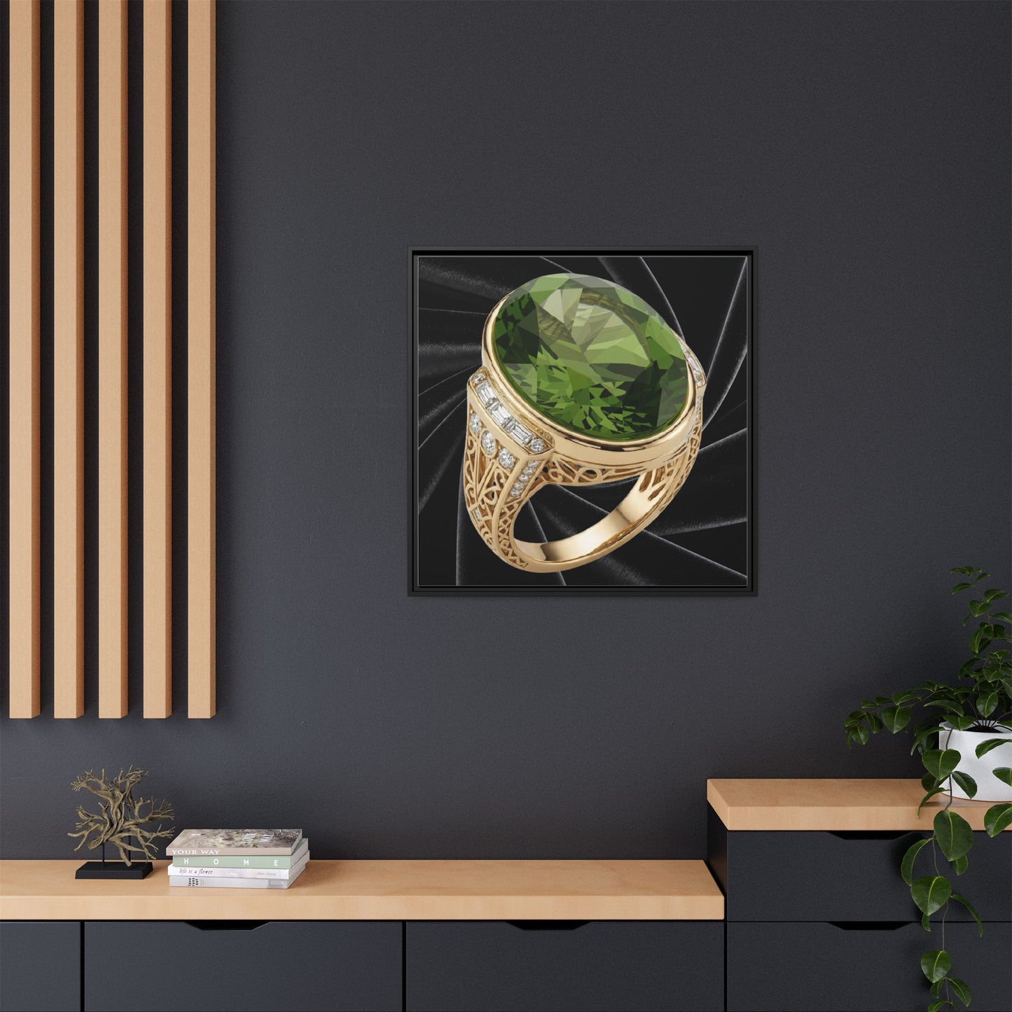 Peridot Veil Canvas