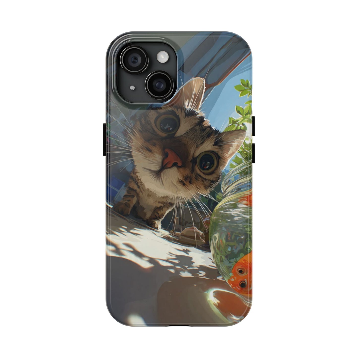 Pondside Cat Apple Phone Case