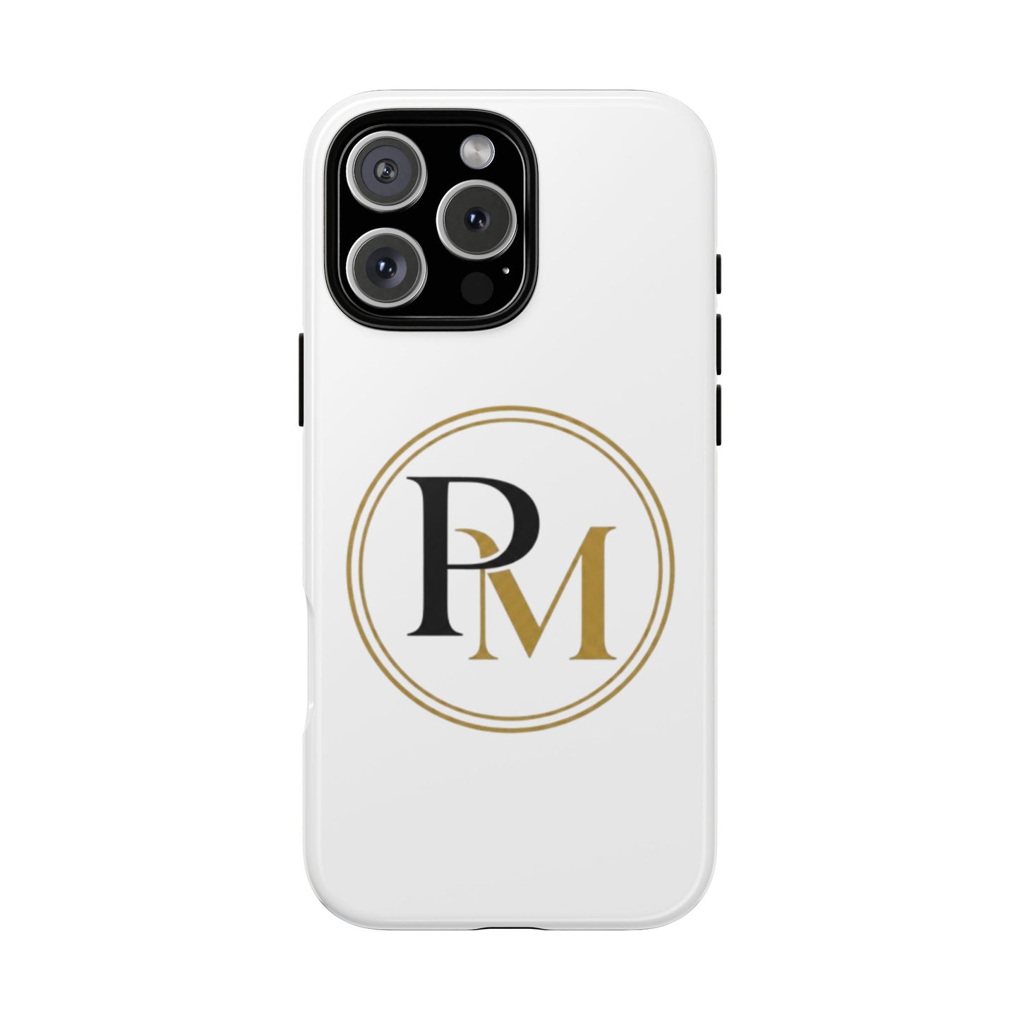 PM Monogram Apple Phone Case