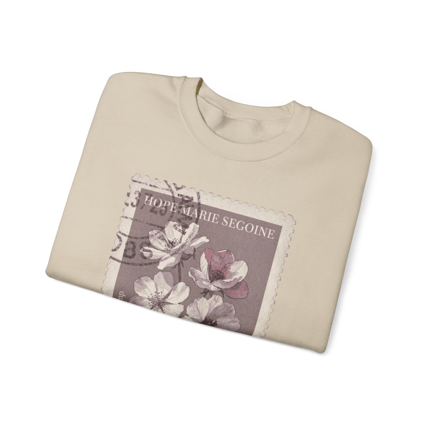 Wildflower Postage Stamp Crewneck