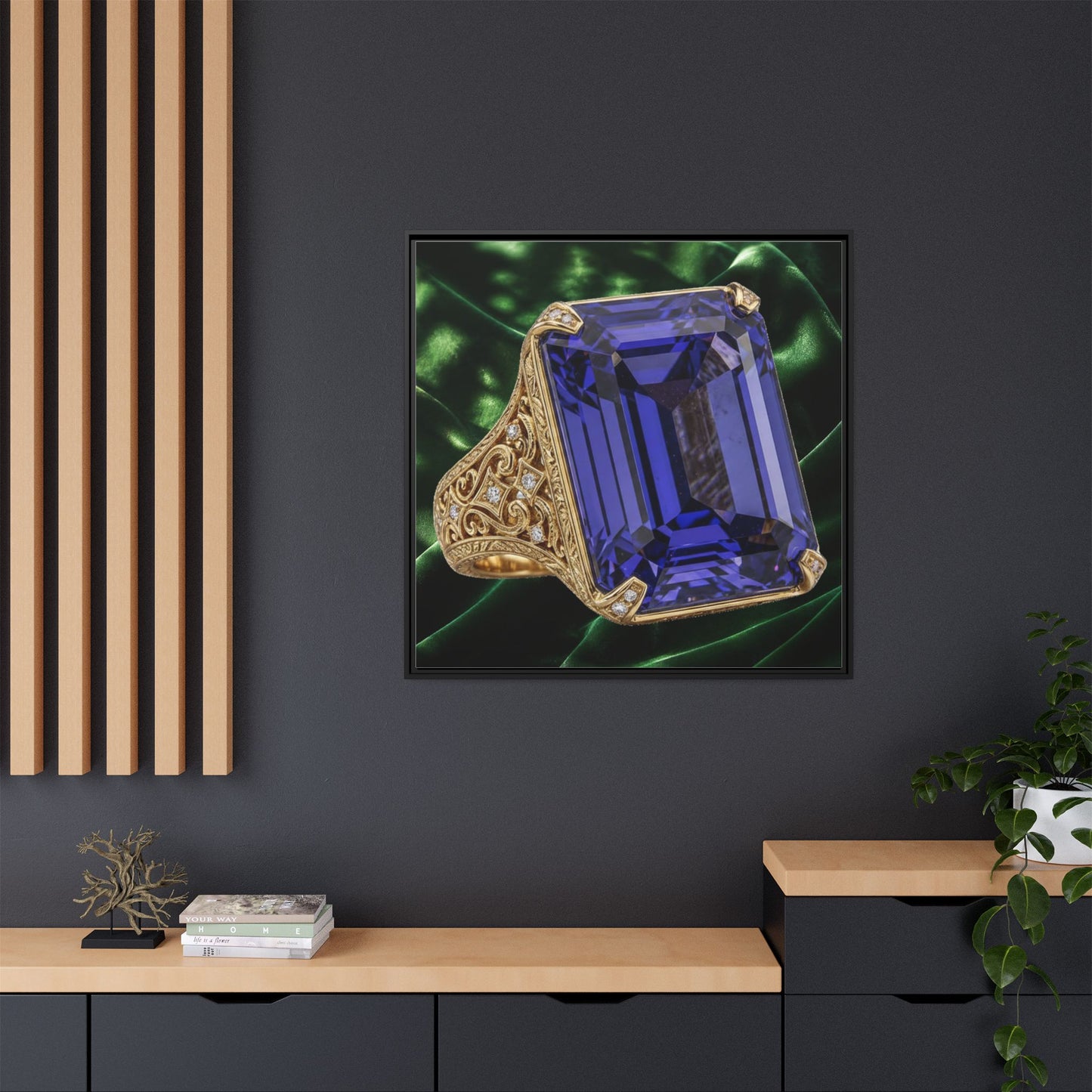Tanzanite Verdant Glow Ring Canvas