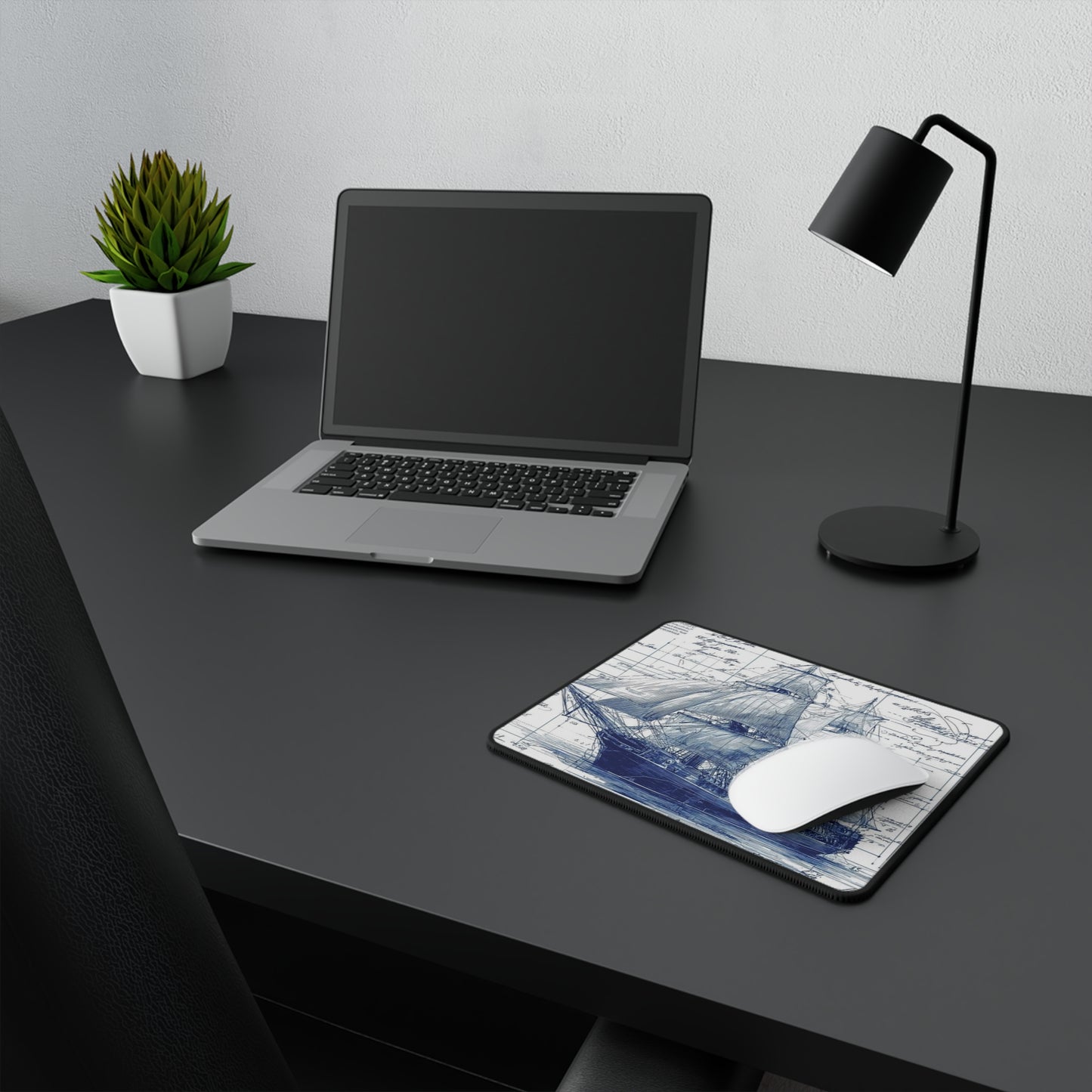 Charted Galleon Mouse Pad