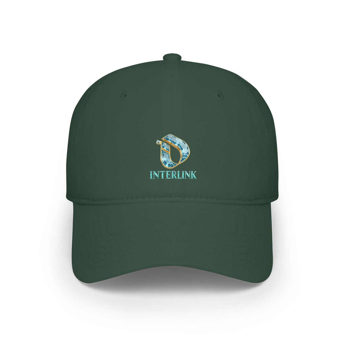 Aquamarine Seaglass Interlink Cotton Twill Cap