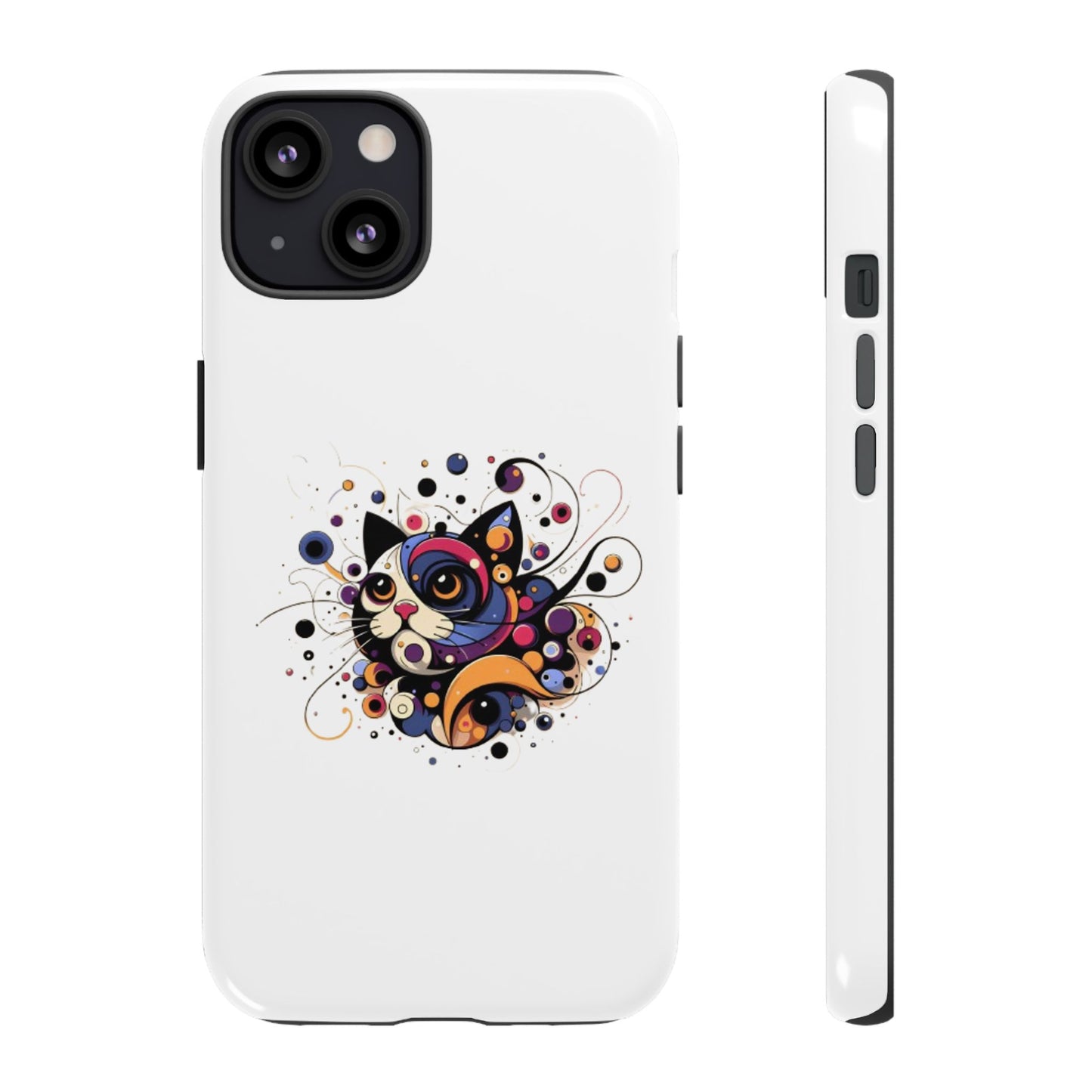 Color Burst Cat Phone Case