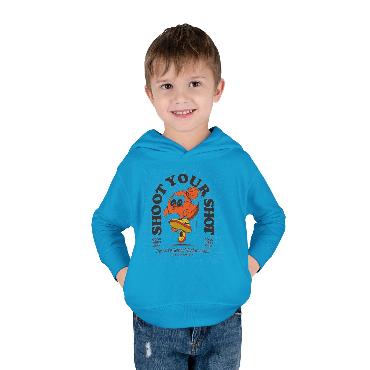 Shoot Your Shot Basketball Toddler Hoodie