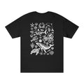 Ocean Wildlife Line Art Back Print Women’s Tee