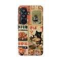 Retro Cat Collage Samsung Phone Case