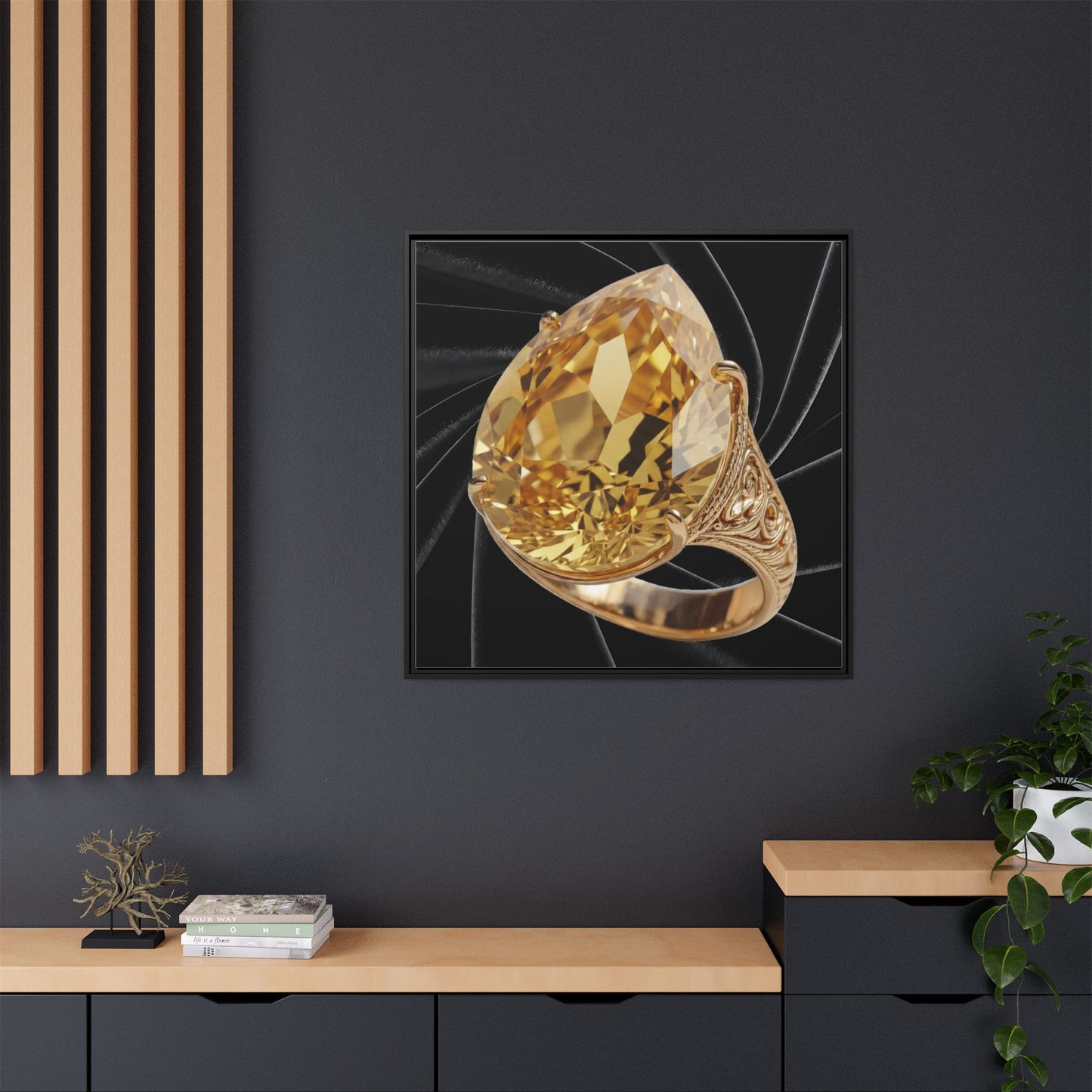 Citrine Nocturne Canvas