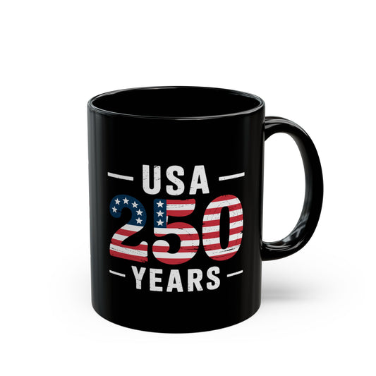 USA 250 Years Patriotic Flag Mug