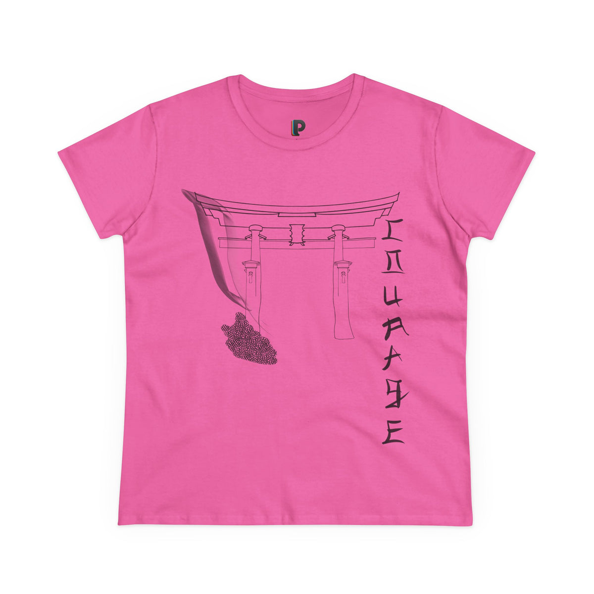 Minimal Torii Gate Ink Sketch Women’s Tee