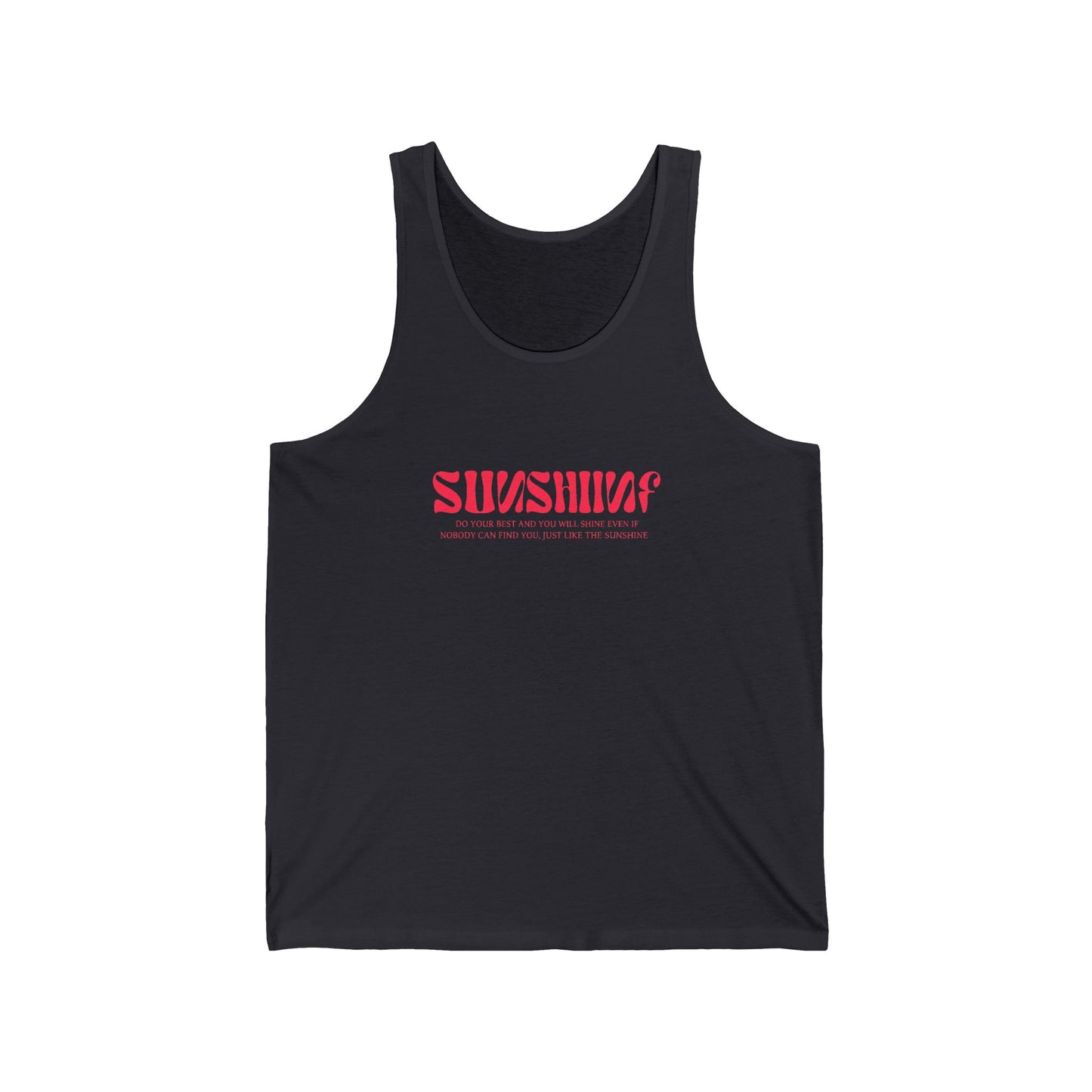 Minimal Typography Tank Top
