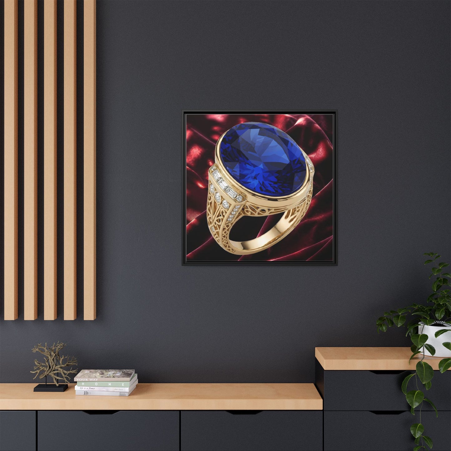 Sapphire Allure Canvas