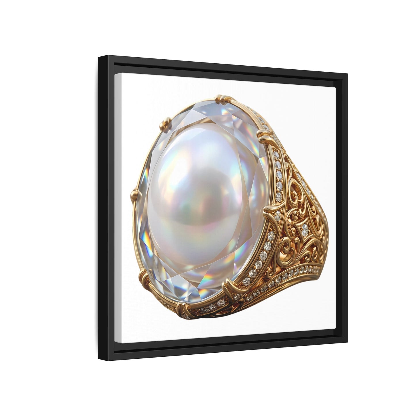 Luminous Pearl Signet Canvas Print