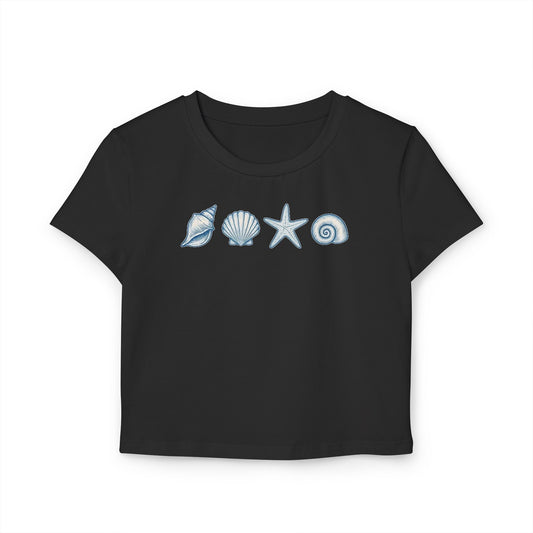 Seashell Line Baby Tee