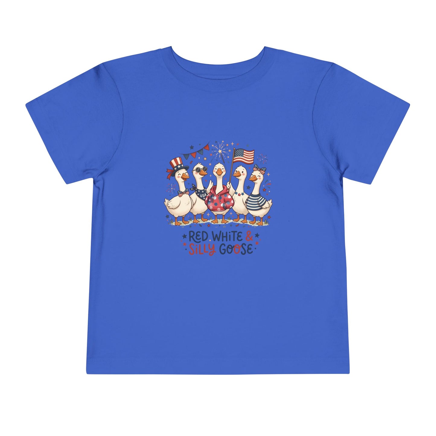 Red White & Silly Goose Toddler T-Shirt