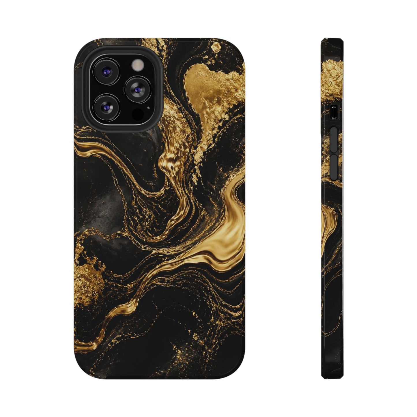 Obsidian Flow Apple Phone Case