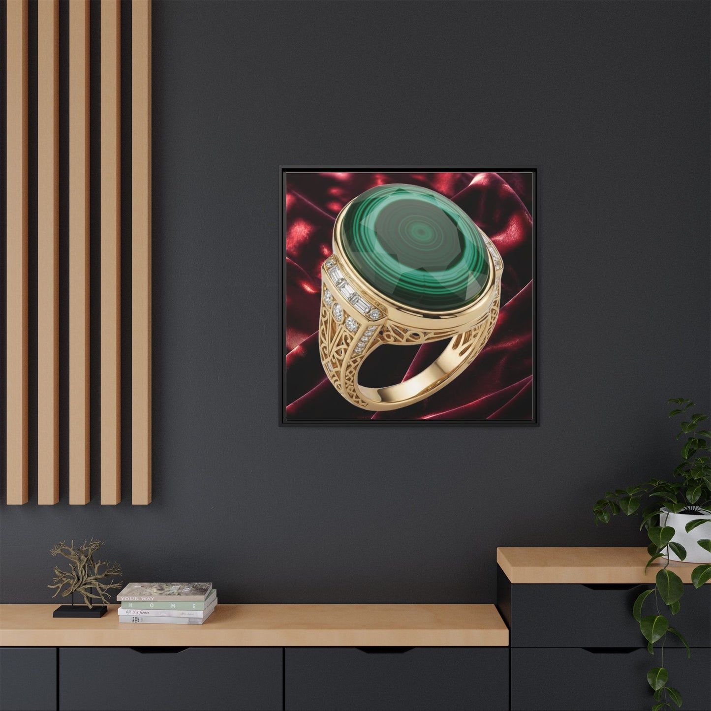 Malachite Showcase Canvas