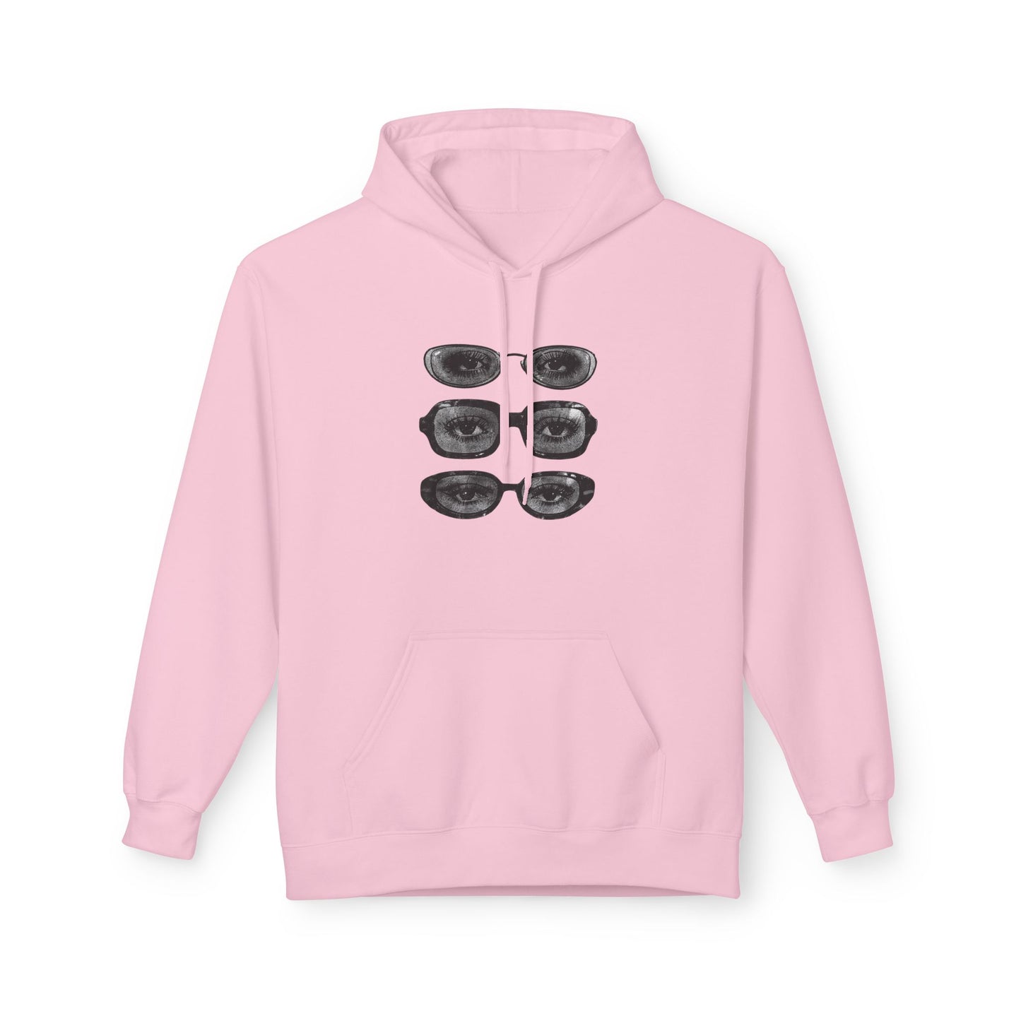 Quiet Gaze Graphic Hoodie