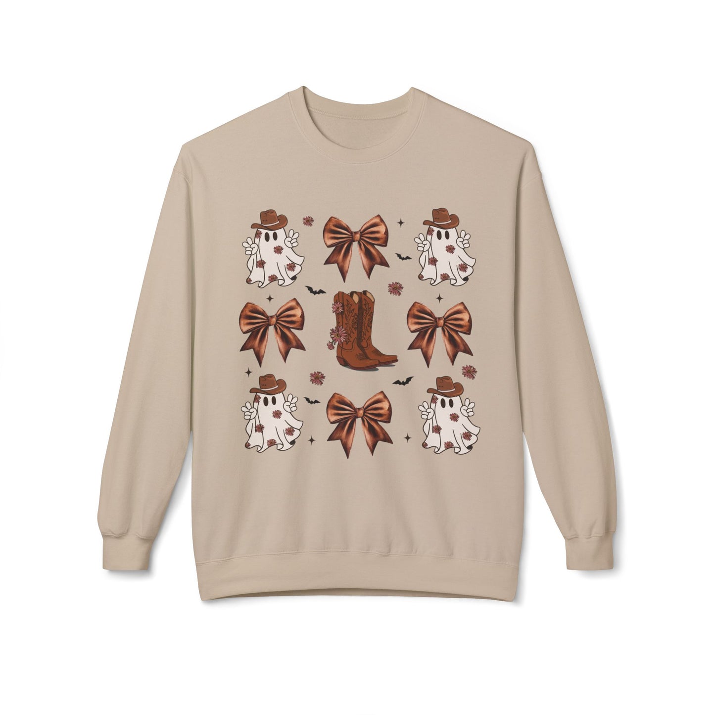 Autumn Floral Graphic Women's Crewneck Sweatshirt