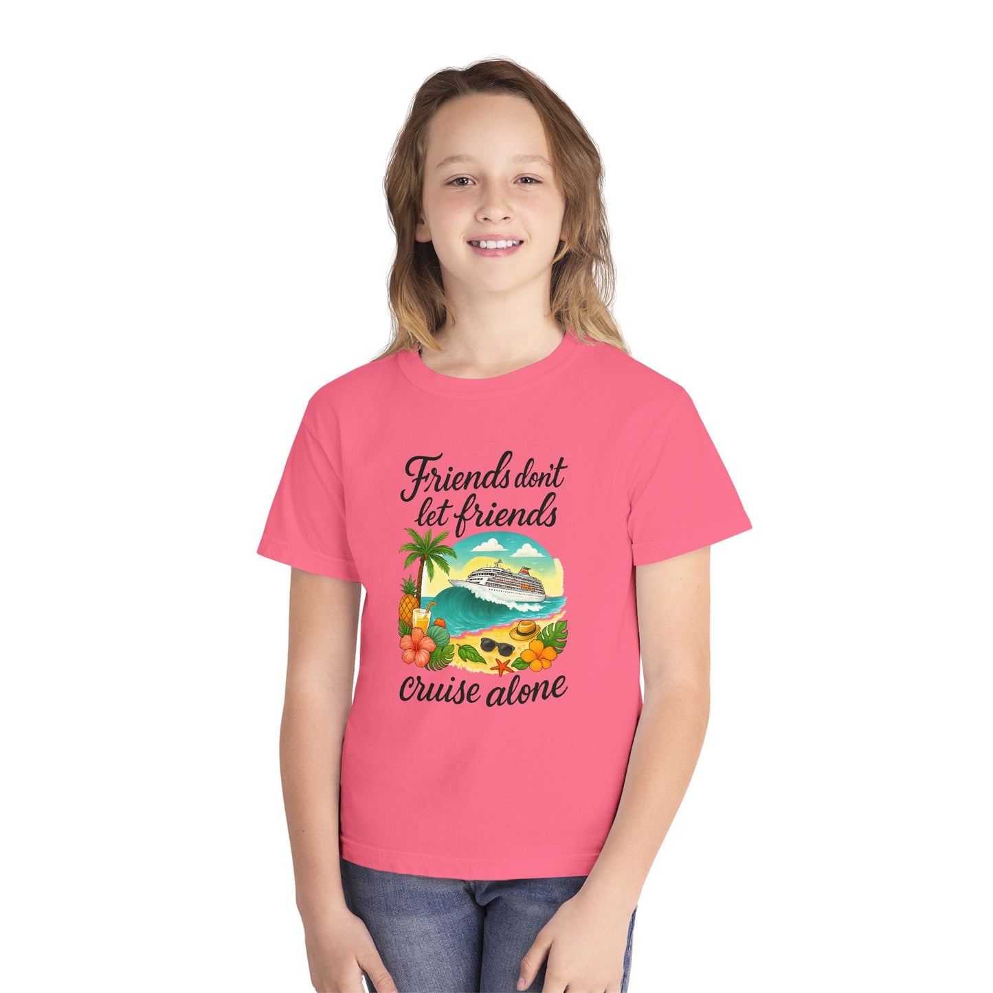Youth Cruise Vacation Graphic Tee