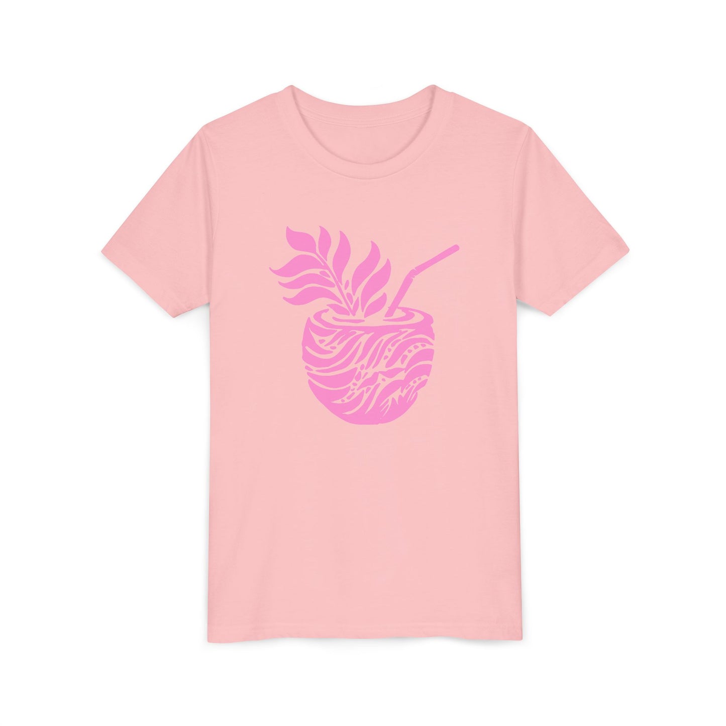 Youth Pink Aloha Drink Tee