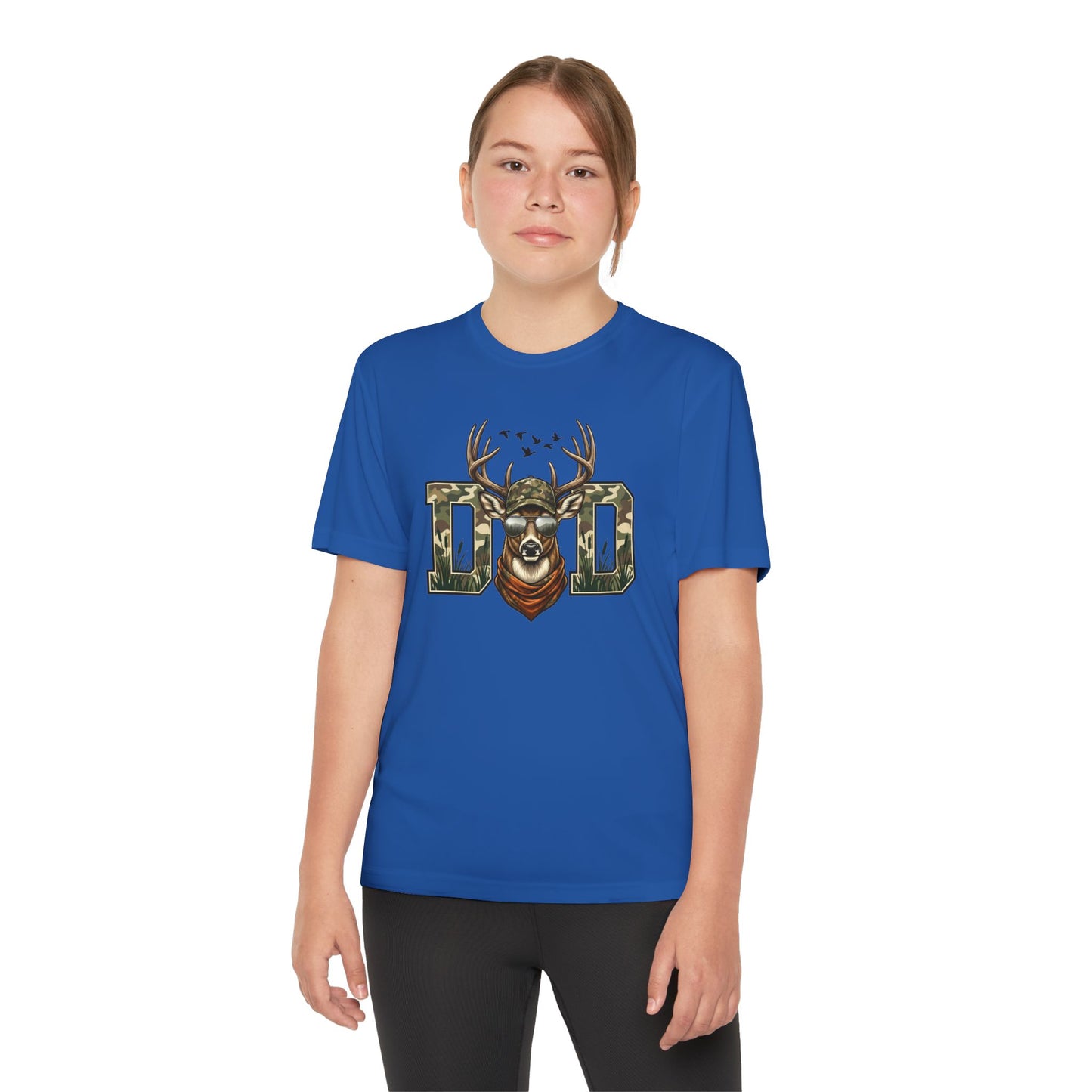 Youth Camo Deer Graphic T-Shirt