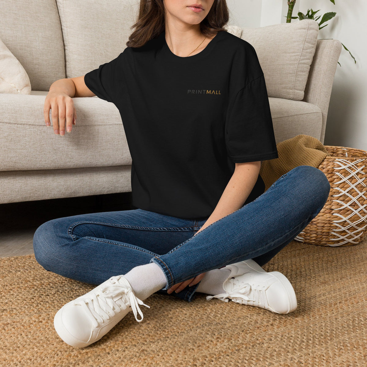 Two Cats Moon Silhouette Women’s Tee