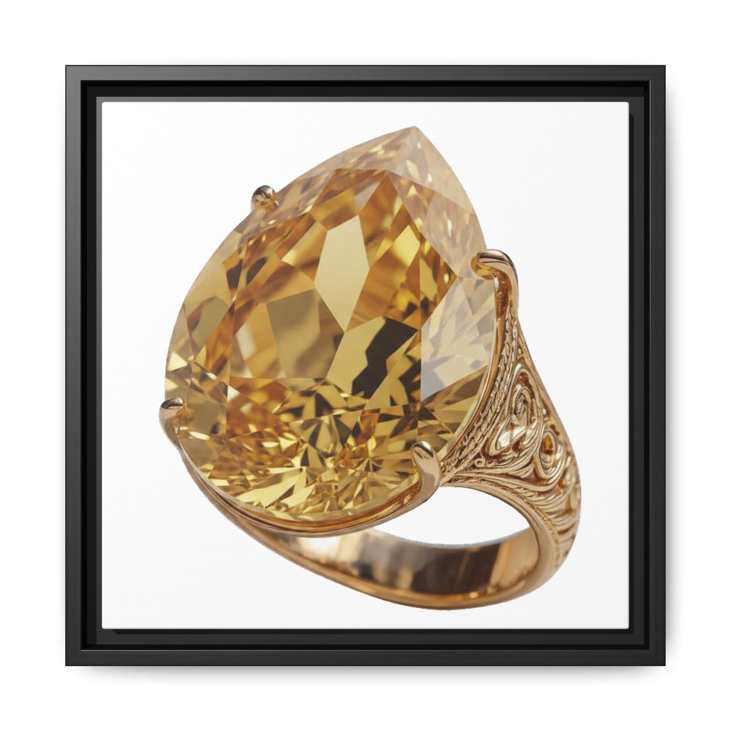 Citrine Signet Canvas Print