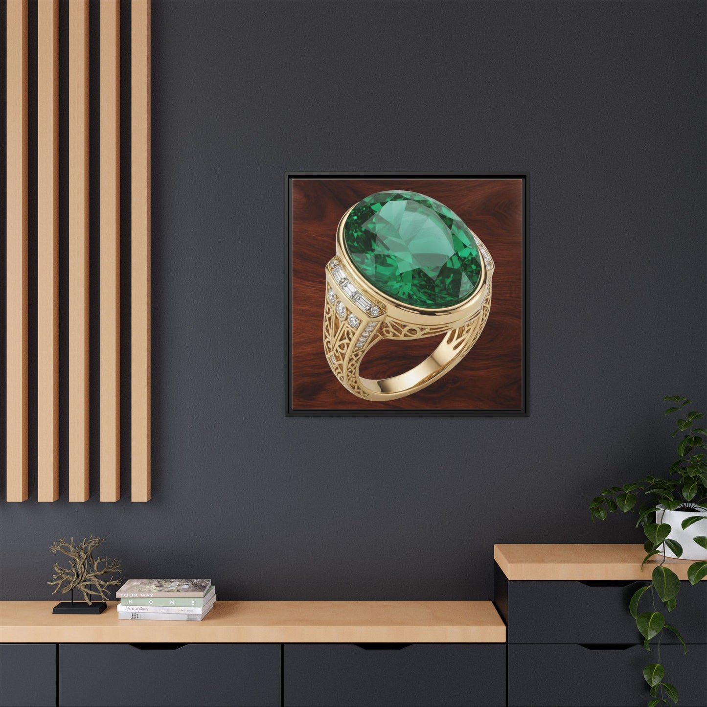 Walnut Emerald Heirloom Canvas