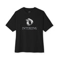 Silver Chrome Interlink Front Emblem Boxy Cotton Tee