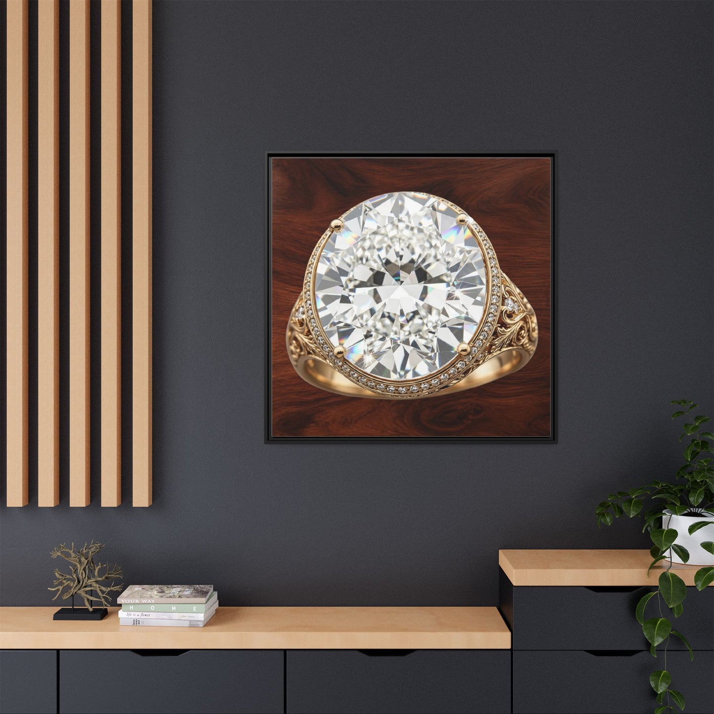 Facetborne Diamond Canvas