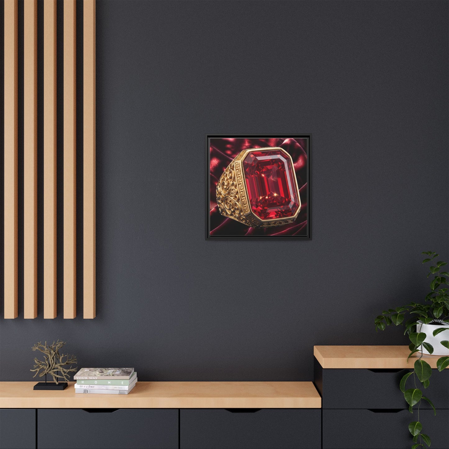 Crimson Reliquary Canvas