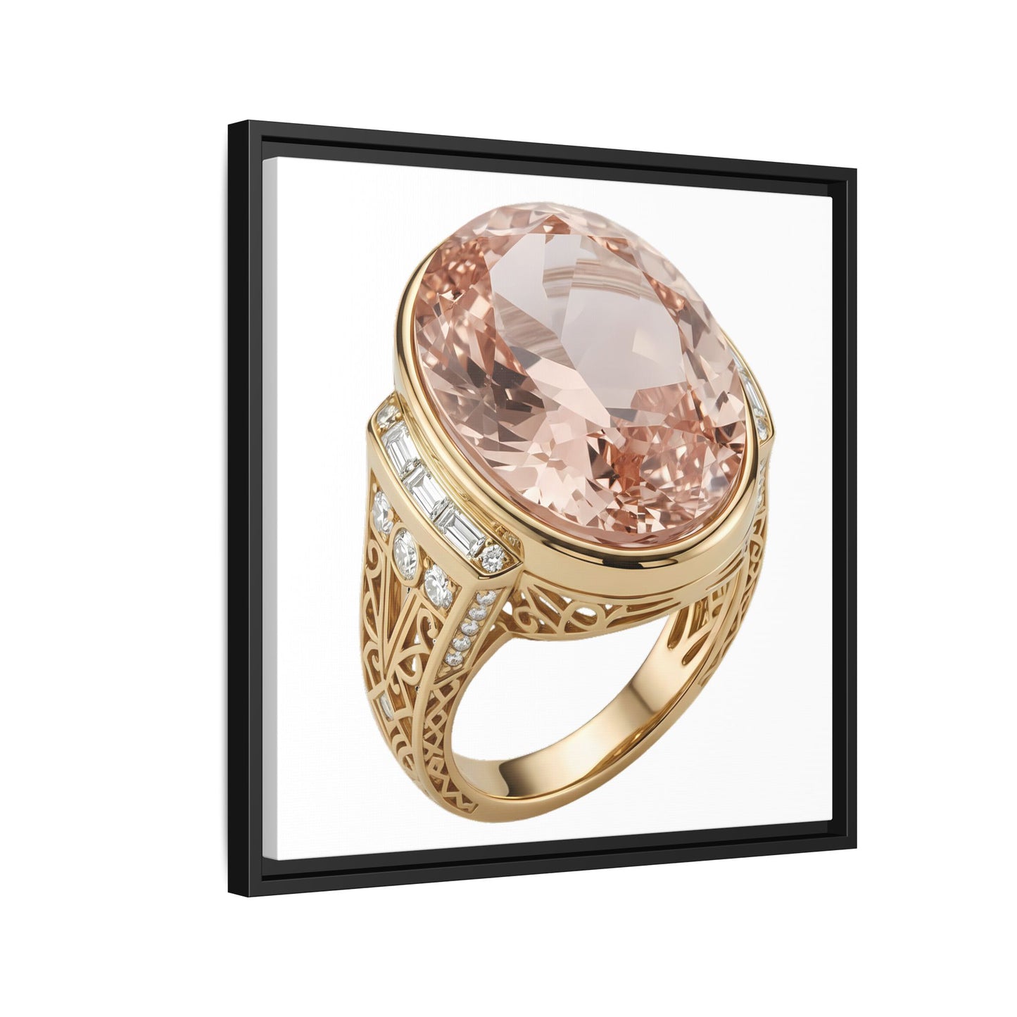 Estate Morganite Canvas Print