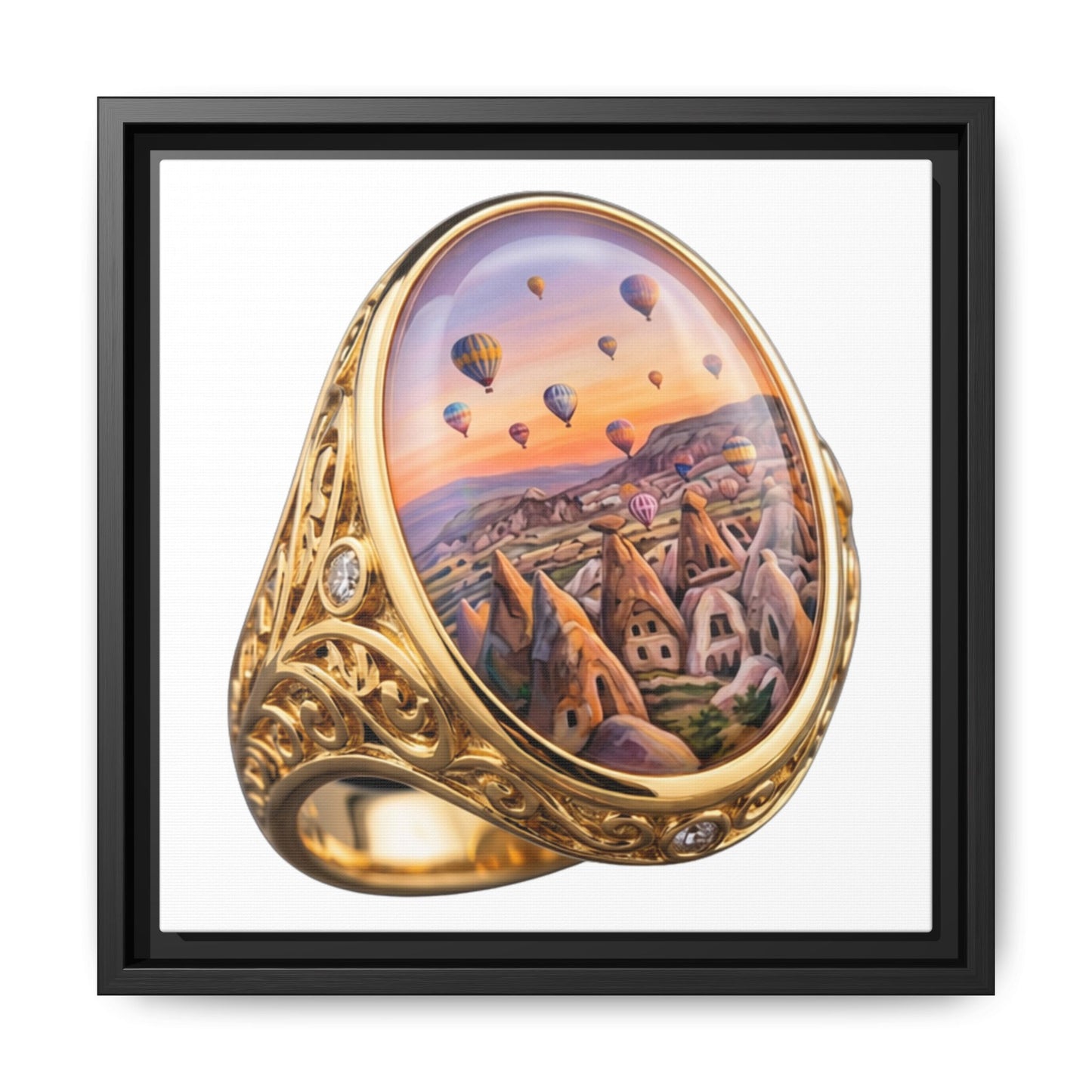 Sunset Village Signet Canvas