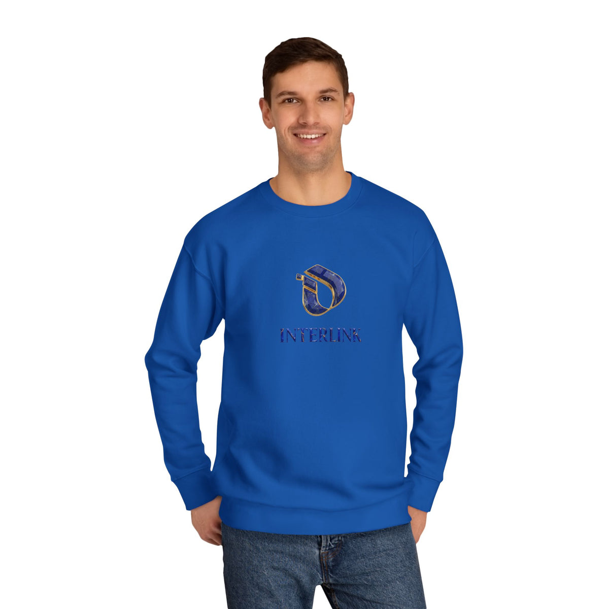 Sapphire Mosaic Interlink Crewneck