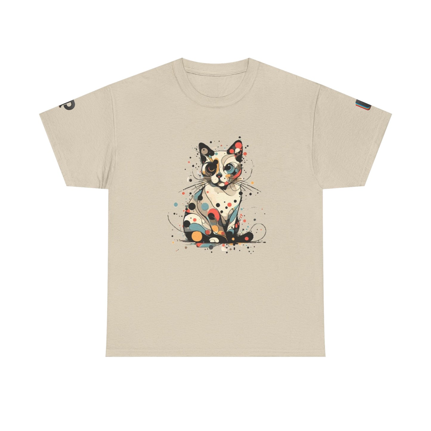 Patchwork Cat Graphic Men’s Tee