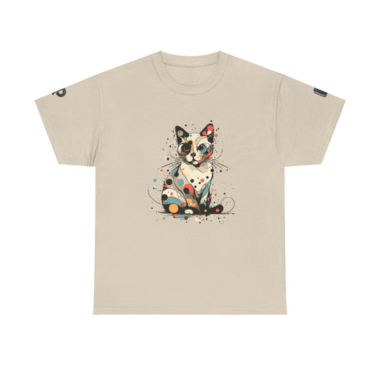 Patchwork Cat Graphic Men’s Tee