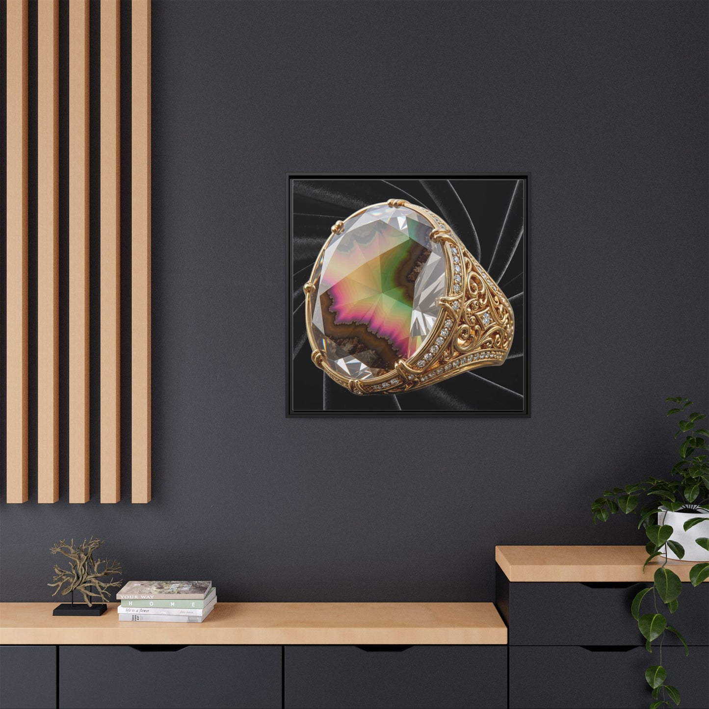 Zultanite Refraction Wall Art