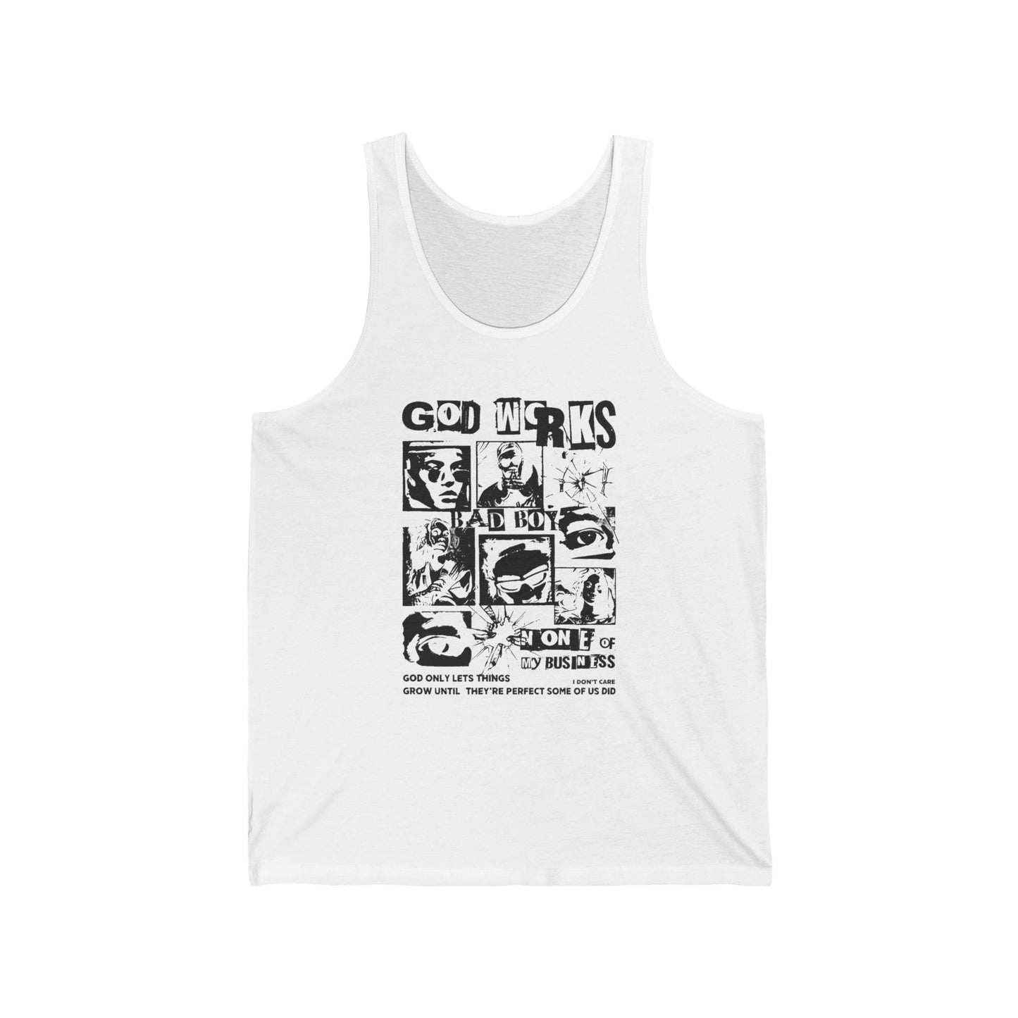 God Works Comic Tank Top