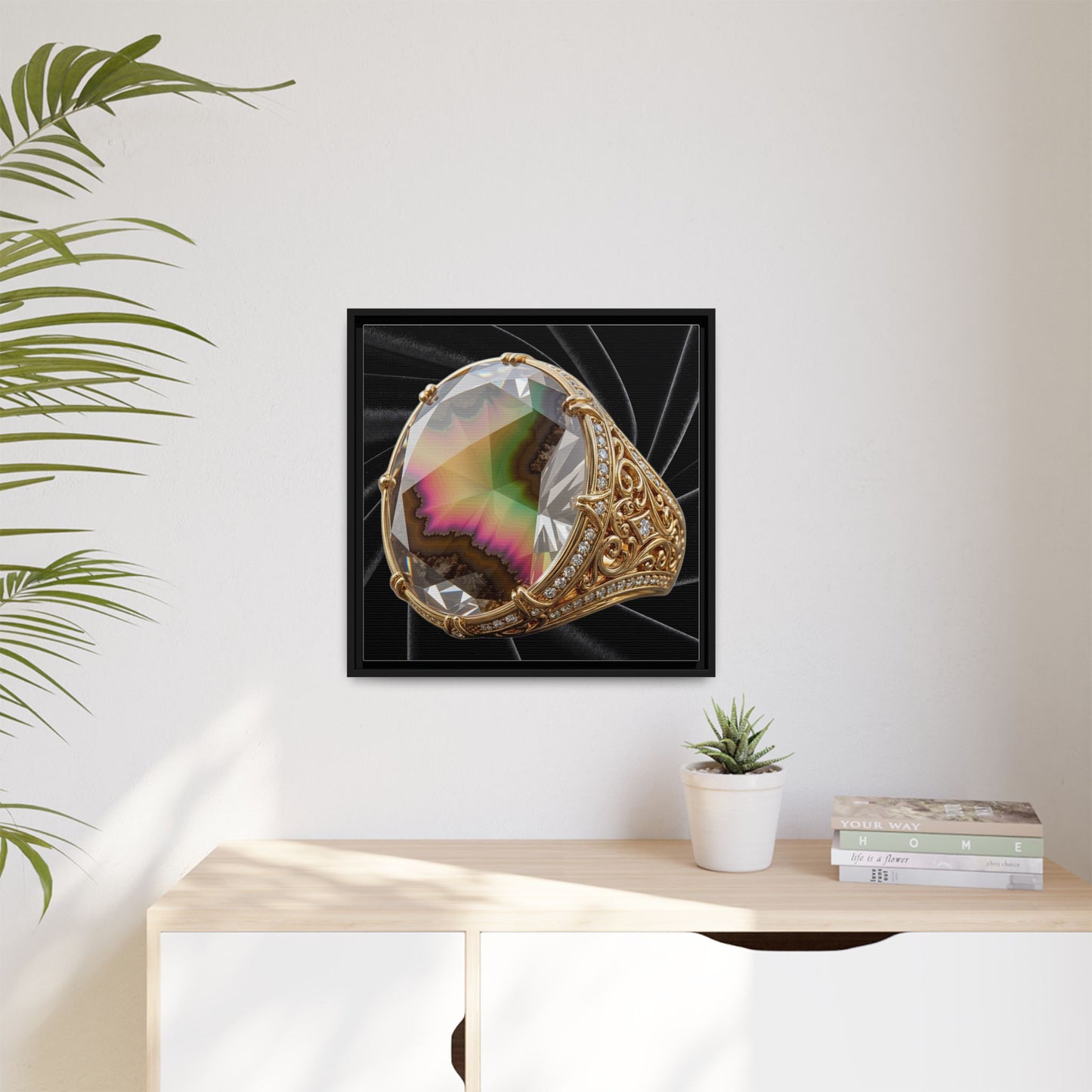 Zultanite Refraction Wall Art
