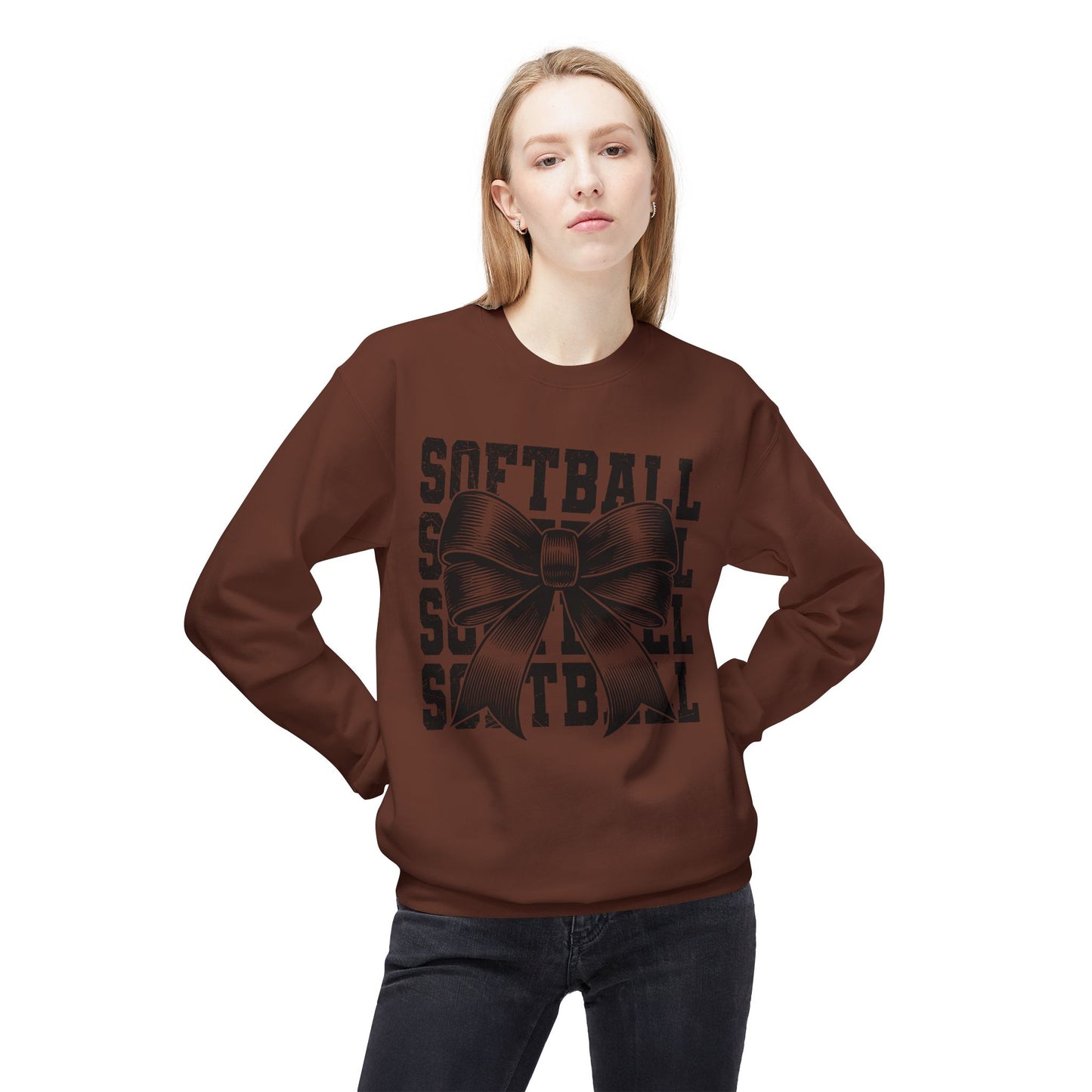 Softball Spirit Crewneck Sweatshirt